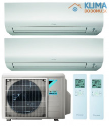 Multisplit DAIKIN (2,5 / 2,5 kW) Perfera + Perfera -  FTXM25N/FTXM25N + 2MXM40M